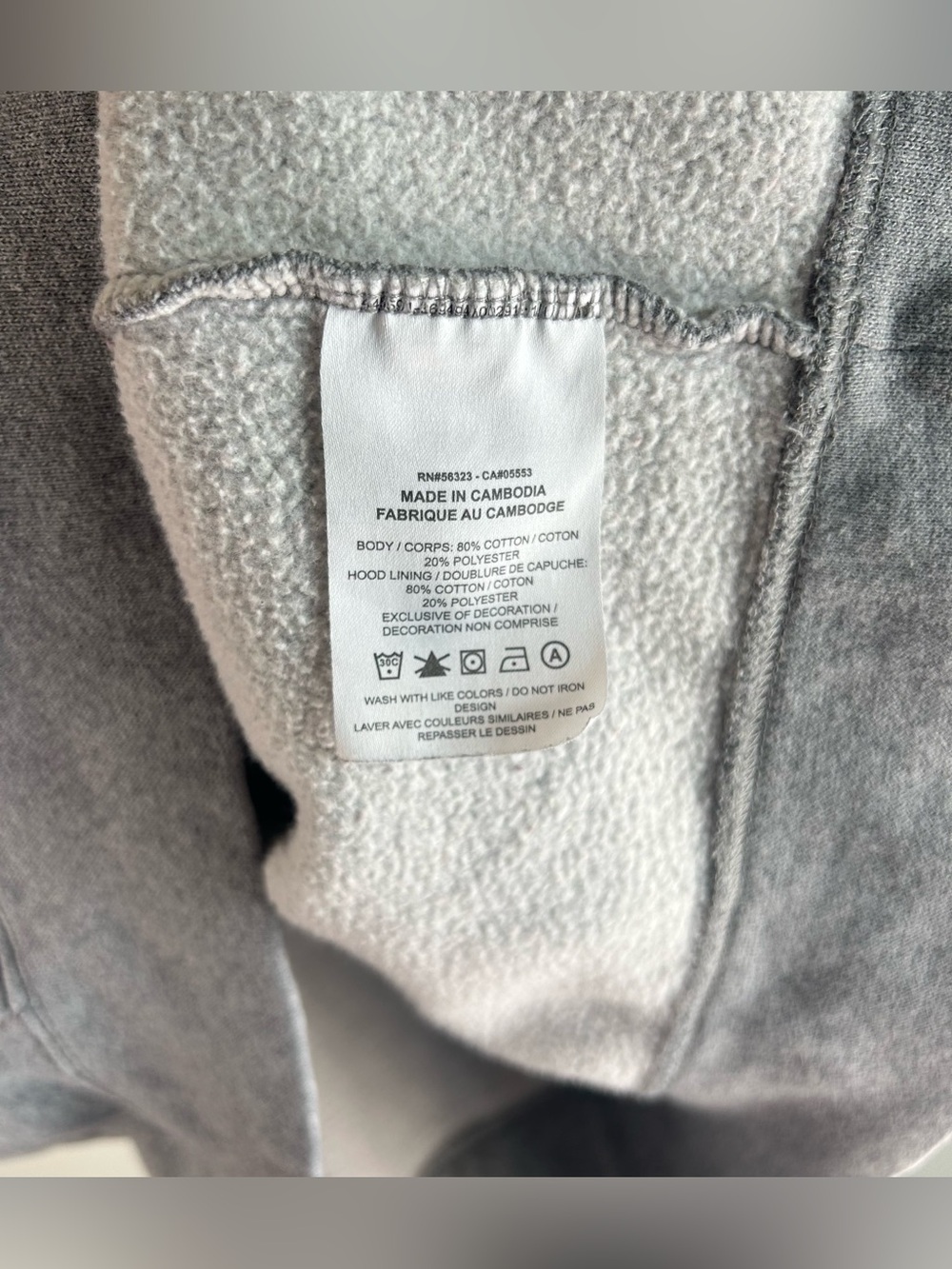 Nike Air Jordan Jumpman Men's Hoodie Sweater XL Gray & Black Drawstring Vintage - Picture 8 of 10
